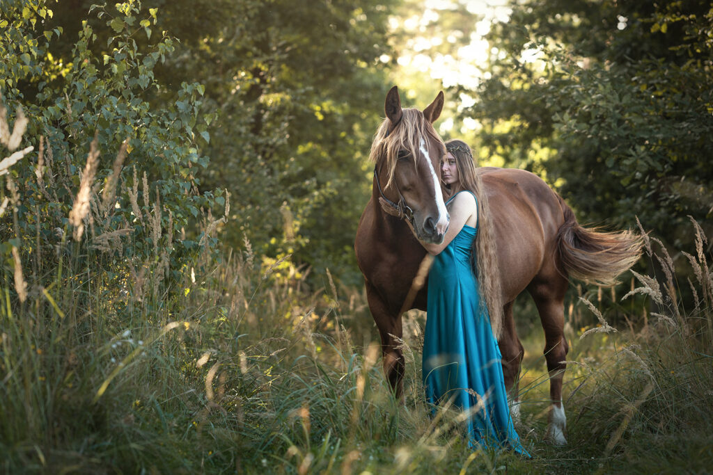 Dívka s koněm Tess. FineArt. Fantasy. Westernové městečko Boskovice. Fotografka JANA Studio Boskovice, Letovice, Blansko, Brno.